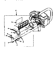 Chain Break Diagram and Parts List for 240SL-UT10635-B,C,D  Homelite Chainsaw