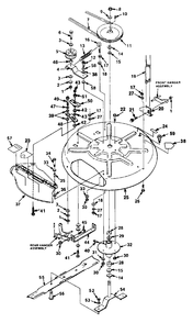 Mower Diagram and Parts List for HR930E UT-32026 Homelite Lawn Mower