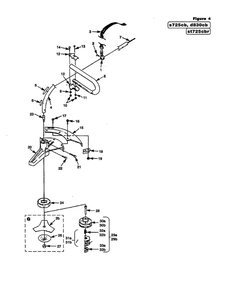 Handle Bar Diagram and Parts List for UT20635-R  Homelite Trimmer