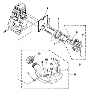 Part Location Diagram of A09115 Homelite Fuel Cap