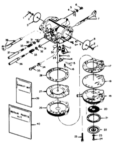 Fuel Pump Diagram and Parts List for SUPER1050 UT-10502 Homelite Chainsaw