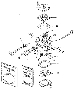 Figure 9 Diagram and Parts List for SXL-AO-UT-10045C  Homelite Chainsaw