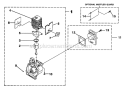 Page B Diagram and Parts List for D725CD UT-20714 Homelite Trimmer
