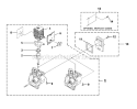 Page B Diagram and Parts List for D825SD UT-20784 Homelite Trimmer