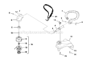 Part Location Diagram of UP04891A Homelite Driveshaft Housing Assy.