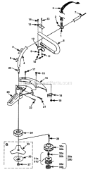 Part Location Diagram of A04706 Homelite Deflector-Grass