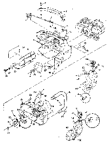 Figure 1 Diagram and Parts List for SUPER2-UT10653  Homelite Chainsaw