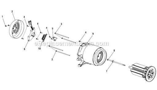 Page B Diagram and Parts List for PS906025  Homelite Generator
