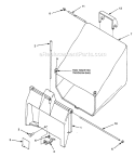 Part Location Diagram of JA991786 Homelite Handle- Upper Bag