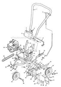 Part Location Diagram of 83095 Homelite Washer- Int. Tooth (5/8")