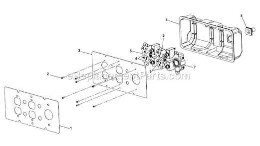 Page D Diagram and Parts List for PS907000  Homelite Generator