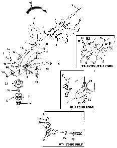 Part Location Diagram of DA-97952-C Homelite Spool
