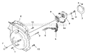 Page F Diagram and Parts List for UT-08130  Homelite Leaf Blower / Vacuum