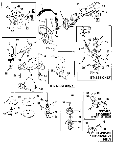 Part Location Diagram of 00606 Homelite Screw