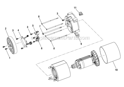 Page B Diagram and Parts List for PS903500  Homelite Generator