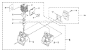 Page B Diagram and Parts List for F2020 UT-20789 Homelite Trimmer