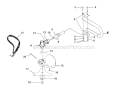 Page B Diagram and Parts List for F2040 UT-20791 Homelite Trimmer