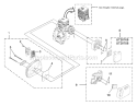 Page D Diagram and Parts List for F3040 UT-15176 Homelite Trimmer