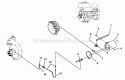 Muffler Diagram and Parts List for FP250V UT-01293-D Homelite Water Pump