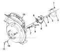 Starter Diagram and Parts List for HB180V UT-08010 Homelite Leaf Blower / Vacuum