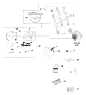 Tubes - Accessories Diagram and Parts List for HB180V UT-08010 Homelite Leaf Blower / Vacuum