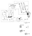 Page F Diagram and Parts List for HB25150V UT-08035-AR Homelite Leaf Blower / Vacuum