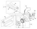 Page G Diagram and Parts List for HB25150V UT-08035-AR Homelite Leaf Blower / Vacuum