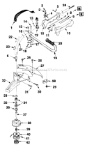 Page A Diagram and Parts List for HBC18 UT-15075-C Homelite Trimmer