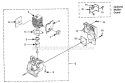Page B Diagram and Parts List for HBC30BI UT-15175 Homelite Trimmer