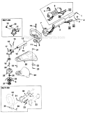 Page A Diagram and Parts List for HBC30 UT-15071-A Homelite Trimmer