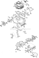 Part Location Diagram of GP115451 Homelite Shield - Dust, Plastic