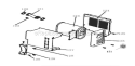 Muffler Diagram and Parts List for HG6000  Homelite Generator