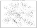 General Assembly Diagram and Parts List for HGCA3000  Homelite Generator
