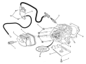 Page F Diagram and Parts List for HGCA5000  Homelite Generator