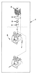 Page C Diagram and Parts List for HGT UT-20583-B Homelite Trimmer