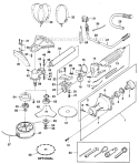 Page A Diagram and Parts List for HK28 UT-18013 Homelite Trimmer