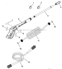 Part Location Diagram of 31212302G Homelite Trigger Handle Assembly