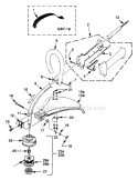 Page A Diagram and Parts List for HLT15 UT-20602-C Homelite Trimmer