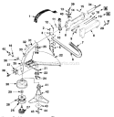 Page A Diagram and Parts List for HLT17C UT-20586-A Homelite Trimmer