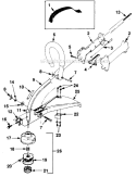 Page A Diagram and Parts List for HLT18 UT-20584 Homelite Trimmer