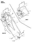 Page B Diagram and Parts List for HM20P5 UT-30153-A Homelite Lawn Mower