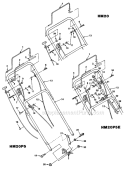 Page A Diagram and Parts List for HM20 UT-30156-A Homelite Lawn Mower