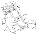 Page C Diagram and Parts List for HMB21P4C UT-30121 Homelite Lawn Mower