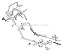 Part Location Diagram of GP053107 Homelite Control - Throttle