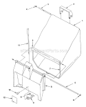 Page B Diagram and Parts List for HMB21P5I UT-30529-B Homelite Lawn Mower