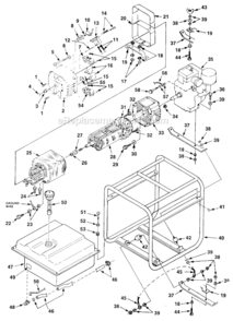 Part Location Diagram of PS49265 Homelite Support- Engine