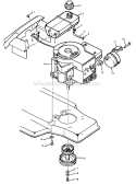 Page B Diagram and Parts List for HRT1240G UT-33024 Homelite Lawn Tractor