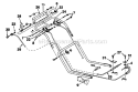 Page D Diagram and Parts List for HSB21P42 UT-30145 Homelite Lawn Mower