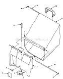 Page A Diagram and Parts List for HSB21P5CG UT-30161 Homelite Lawn Mower