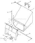Page A Diagram and Parts List for HSB21P5EG UT-30517-A Homelite Lawn Mower